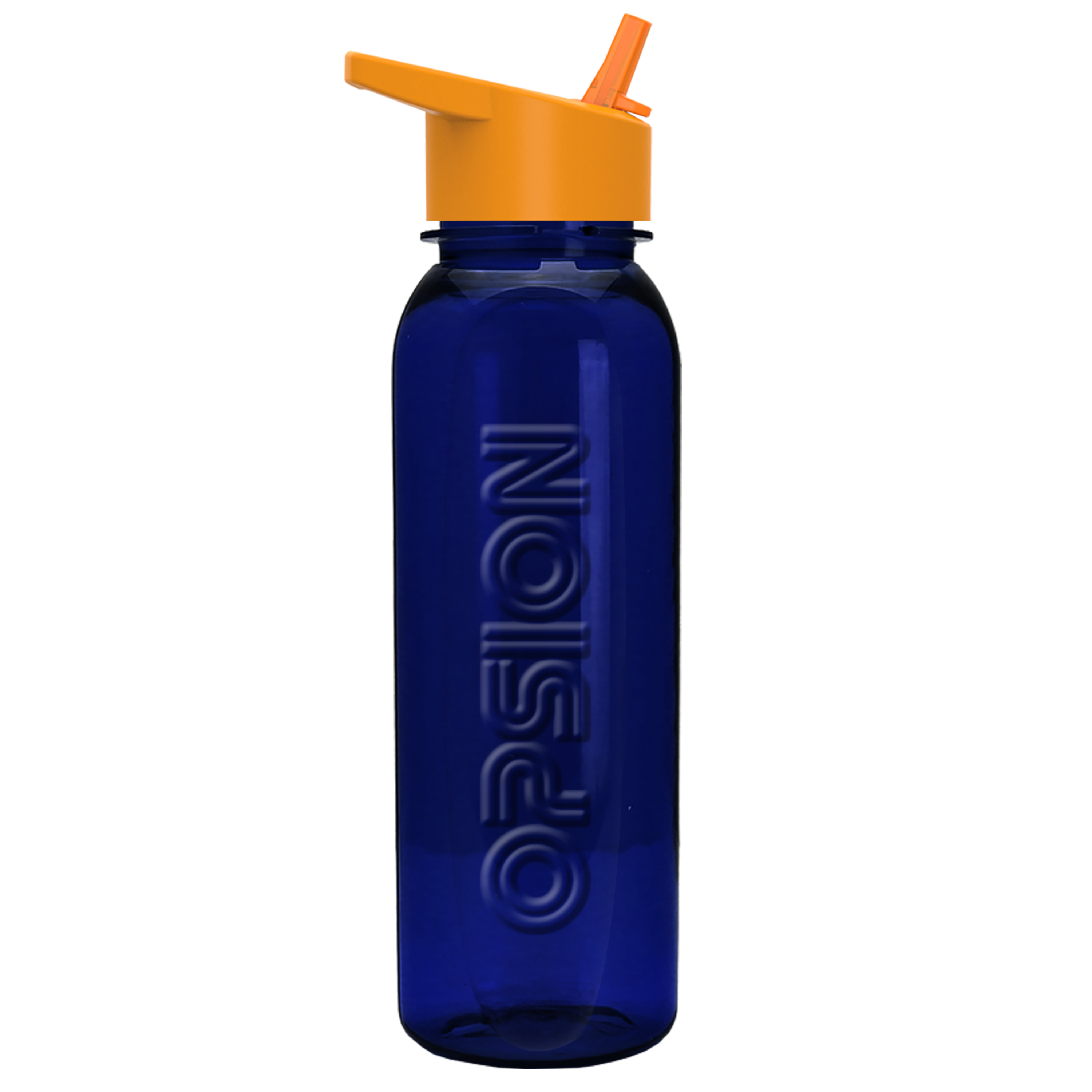 Boss Embossed Tritan® Bottle with Flip-Straw Lid - 24 oz.